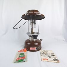 Vintage 1979 Coleman Model 275A 710 Brown Lantern No Globe With Manual  picture