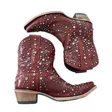 Lane Sparks Fly Studded Spark Booties Red picture