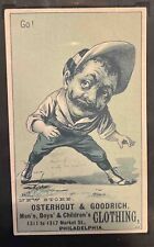 GRADED- 1887 Philadelphia Phillies Trade Card w/Schedule  Osterhout &Goodrich picture