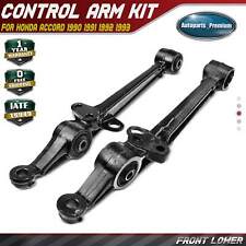 2x Front Left & Right Lower Control Arms for Honda Accord 1990 1991 1992 1993 picture