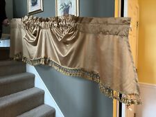 Chris Madden JCP window sheer  Gold Solid Valence 1 Panel picture