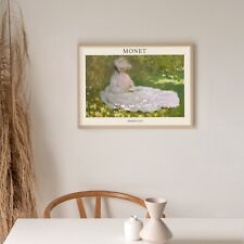 Claude Monet: Springtime - Art Poster - Retro Poster - Vintage Wall Art Prints picture