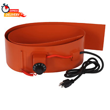 Drum Pail Heater 55-Gallon  - Heat Pad Silicone Barrel Band Warmer 120V 30℃~150℃ picture