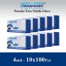 1000 PCS Blue Nitrile Disposable Exam/Medical Gloves 4 Mil, Latex & Powder Free picture