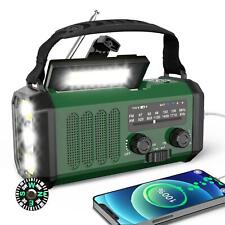 Portable Radio 10000mah Solar Hand Crank Cell Phone Charger Emergency Radios picture