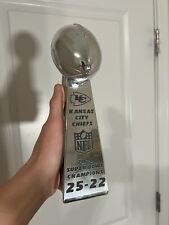 Kansas City Chiefs Championship Trophy Super Bowl 10 inch Chrome Replica picture
