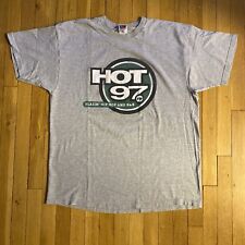Hot 97 FM Blazin’ Hip Hop And R&B Shirt Mens 2XL Gray Streetwear Culture Rap NY picture