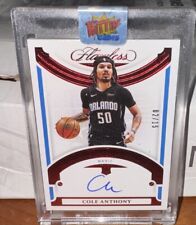 2020-21 Panini Prizm Cole Anthony Excellence On Card Auto  RC  #2/15 picture