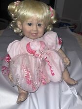 Marie Osmond “Babies In Bloom” Birthday Vinyl Cloth Toddler Doll 18” Super Cute picture