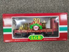 LGB 41124 30th Anniversary Flatcar with Gold Train Set NEW picture