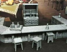 26 Piece OpenLock Modular Tavern Bar Set Dungeons & Dragons 28mm Scatter Terrain picture