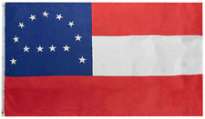 Robert E Lee Headquarters Premium 100D Woven Poly Nylon 3x5 3'x5' Flag Banner picture