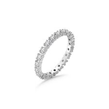 1.20 CT Lab Grown Diamond White Gold Infinity Wedding Band picture