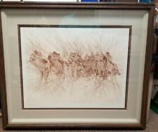 Guillaume Azoulay Epreimine D'antoffe Derby Signed Numbered Framed Horse Print picture
