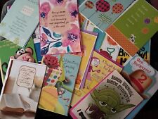 American Greeting Card Lot Of 20 Random Cards with Envelopes Multiple sizes picture