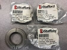 (4)PCS. Stafford 1-1/2 ID Hinge Shaft Collar Stainless , High Strength   2S108H picture
