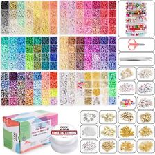 21600 Pcs Clay Beads Bracelet Making Kit Jewelry Making Kit Polymer Clay Beads picture