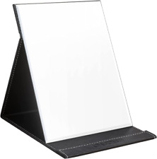 DUcare Portable Folding Vanity Makeup Mirror with Stand, Large Black  picture