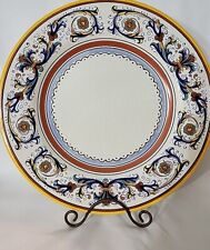 Vtg Deruta Ceramica Nova Made In Italy Dinner Plates 11 5/8