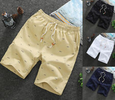Men Casual Sport Shorts Chino Summer Beach Joggers Pants Twill Cotton Slim Fit picture