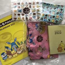 Pokemon Calendar Schedule Book Bag Pouch Masking tape Zipper Lot of 6 u0099 picture