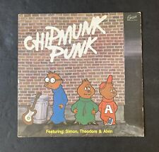 The Chipmunks - Chipmunk Punk Vinyl LP Album 1980 (VG) picture