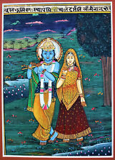 Vintage MUGHAL GOUACHE circa mid-1900s with Gold Leaf BINNEY COLLECTION picture
