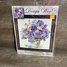 Design Works PANSY FLORAL Counted Cross Stitch SEALED KIT #2771 - 14