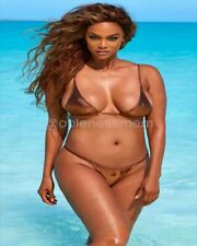 8x10 TYRA BANKS GLOSSY PHOTO bikini si swimsuit model picture