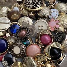 VIP Premium  MIXED LOT All Kinds Of GOLD & ANTIQUE GOLD Buttons All Sizes picture