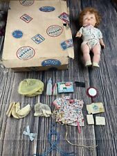 Vintage Eugene 13” Baby Doll With Original Carrying Case & Accessories  picture