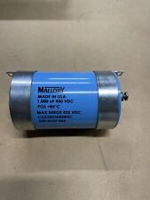 Mallory CGS102T450W4C 1000uF 450V Screw Capacitor  USED 658-0132-068 picture
