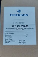 NEW FISHER TYPE A RELAY 38B5786X072ASMBLY DIRECT & DOUBLE ACTING STOCK 5622 picture