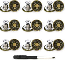 Jeans Buttons Replacement 17MM with Tool Instant No Sew Buttons for Pants New picture