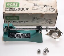 RCBS 505 Reloading Balance Beam Mechanical Powder Scale 09071 Original Box 5-0-5 picture