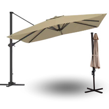Adjustable Offset Cantilever Umbrella for Outdoor Sunshade - Clihome picture