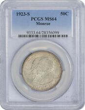 1923-S Monroe Commemorative Silver Half MS64 PCGS picture