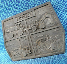 Terex GM Heavy Equipment Promo Belt Buckle Mining Construction Vtg 70s   .CPA326 picture