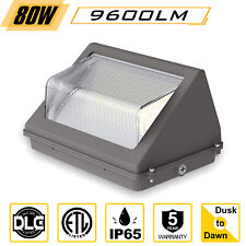 80Watt LED Wall Pack Light 5000K Daylight Dusk to Dawn Outdoor Security Fixture picture