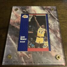 Rare 1991 Fleer James Worthy LA Lakers #42 NBA Basketball Card picture