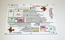 SuperCool Slide Rule Duct Sizing Chart Ductulator Calculator HVAC Charging Chart picture