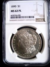 1890-P Morgan Dollar, NGC MS-62 PL - Extremely Rare in Proof-Like++++ picture