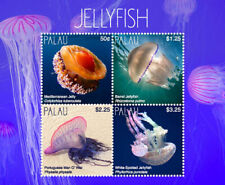 Palau 2017 - Jellyfish - Sheet of 4 Stamps - Scott #1372 - MNH picture