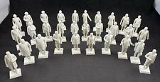 Vintage 1960s Marx Toys Unpainted Presidents of the United States Figurine Set picture