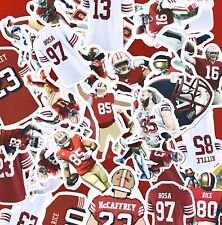 San Francisco 49ers Football Stickers 40 Piece picture