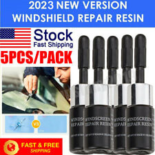 5 Pack Auto Glass Nano Repair Fluid Car Windshield Resin Crack Tool Kit US Ship picture
