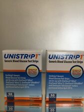 UniStrip Glucose Test Strips 100 ct Generic One Touch Ultra Strips EXP 10/2025 picture