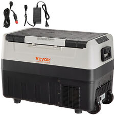 VEVOR 55L Portable Car Refrigerator Freezer Compressor 58Qt Dual Zone Cooler 12V picture