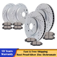 Front Rear Brake Rotors and Ceramic Pads Disc Kit for 07-11 Honda CR-V ACURA RDX picture