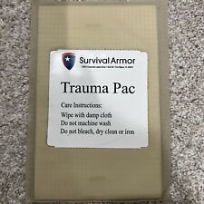 Level 3a Soft  Armor Panels/trauma Pads. Size 6